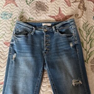 Petra 153 Stylish Blue Distressed Women Jeans. 9/28. Distressed